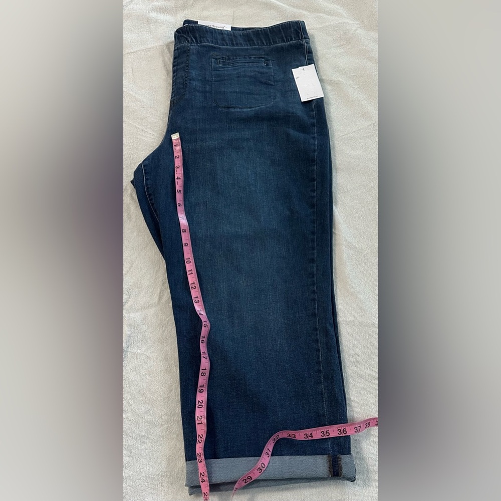 NWT Westbound Women's High Rise Fit‎ Crop Jeans - Size 22W - Picture 6 of 7